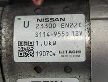 2013-2019 Nissan Sentra Car Starter Motor Solenoid OEM P/N:23300 EN22C Fits 2013 2014 2015 2016 2017 2018 2019 2020 OEM Used Auto Parts