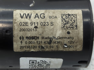 2012-2016 Volkswagen Eos Car Starter Motor Solenoid OEM P/N:02E 911 023 S Fits 2011 2012 2013 2014 2015 2016 2017 2018 2019 OEM Used Auto Parts