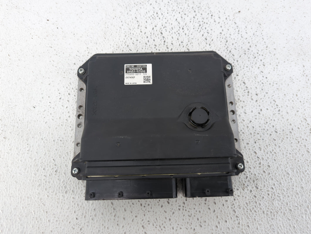 2014 Toyota Prius PCM Engine Computer ECU ECM PCU OEM P/N:89661-47590 Fits OEM Used Auto Parts