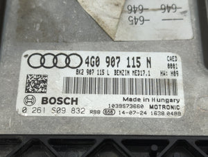 2014-2016 Audi A6 PCM Engine Computer ECU ECM PCU OEM P/N:4G0 907 115 N 4G0 907 115 K Fits 2014 2015 2016 OEM Used Auto Parts