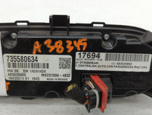 2014 Fiat 500 Climate Control Module Temperature AC/Heater Replacement P/N:735580634 Fits OEM Used Auto Parts