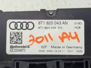 2009-2012 Audi A4 Climate Control Module Temperature AC/Heater Replacement P/N:8T1 820 043 AN Fits 2008 2009 2010 2011 2012 OEM Used Auto Parts