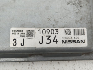 2014 Nissan Murano PCM Engine Computer ECU ECM PCU OEM P/N:NEC003-691 NEC003-690 Fits OEM Used Auto Parts
