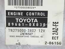 2003-2004 Toyota Camry PCM Engine Computer ECU ECM PCU OEM P/N:89666-06511 89661-0X030 Fits 2003 2004 OEM Used Auto Parts