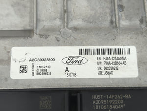 2017-2019 Ford Escape PCM Engine Computer ECU ECM PCU OEM P/N:HJ5A-12A650-MA FV6A-12B684-AB Fits 2017 2018 2019 OEM Used Auto Parts