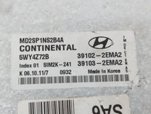 2011-2013 Hyundai Elantra PCM Engine Computer ECU ECM PCU OEM P/N:39103-2EMA2 39102-2EMA2 Fits 2011 2012 2013 OEM Used Auto Parts