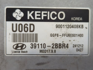 2015 Hyundai Veloster PCM Engine Computer ECU ECM PCU OEM P/N:39110-2BBR4 Fits OEM Used Auto Parts