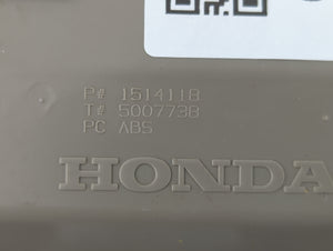 2008 Honda Accord Overhead Roof Console Beige