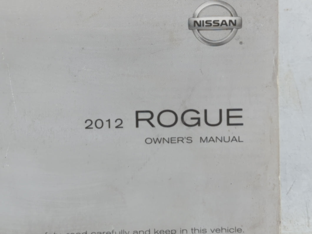 2012 Nissan Rogue Owners Manual Book Guide OEM Used Auto Parts