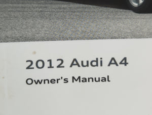 2012 Audi A4 Owners Manual Book Guide OEM Used Auto Parts