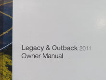 2011 Subaru Legacy Owners Manual Book Guide OEM Used Auto Parts