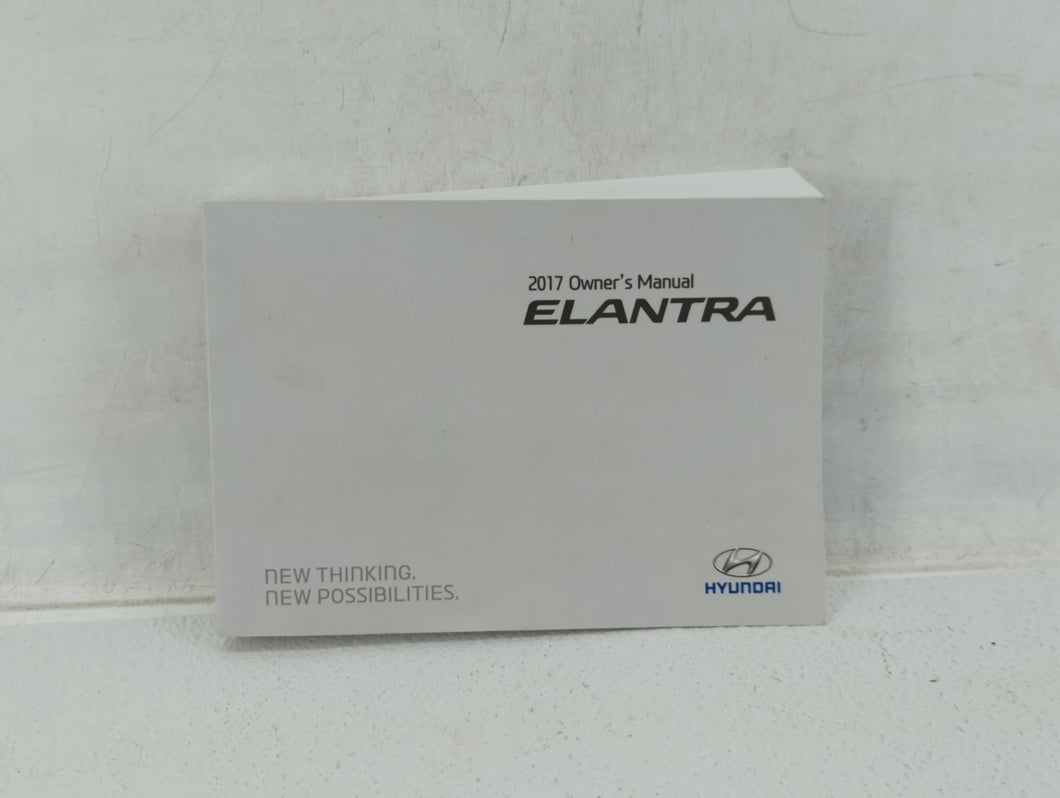 2017 Hyundai Elantra Owners Manual Book Guide OEM Used Auto Parts