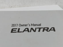 2017 Hyundai Elantra Owners Manual Book Guide OEM Used Auto Parts