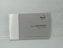 2008 Nissan Maxima Owners Manual Book Guide OEM Used Auto Parts