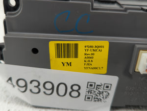 2011 Hyundai Sonata Climate Control Module Temperature AC/Heater Replacement P/N:97250-3Q000 94510-3Q000 Fits OEM Used Auto Parts