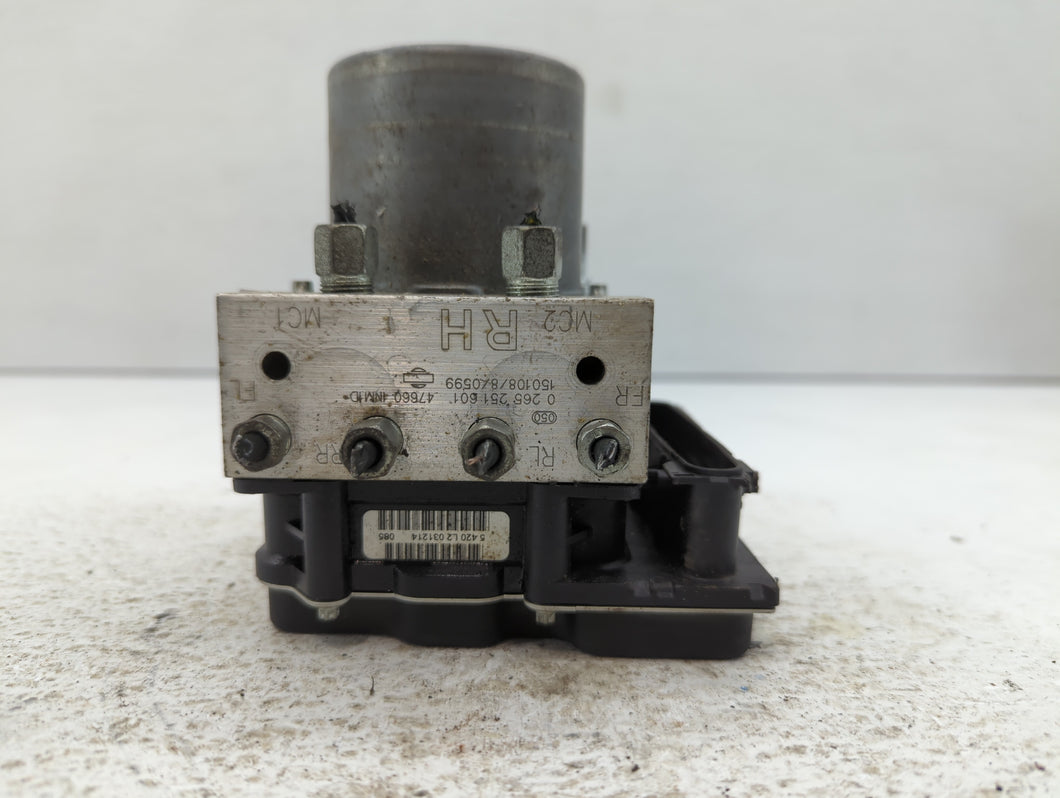 2015 Infiniti Q40 ABS Pump Control Module Replacement P/N:47660 1NM1D 0 265 951 629 Fits 2011 2012 2013 OEM Used Auto Parts