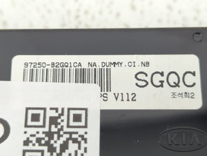 2017-2019 Kia Soul Climate Control Module Temperature AC/Heater Replacement P/N:97250-B2DQ1CA 97250-B2GQ1CA Fits 2017 2018 2019 OEM Used Auto Parts