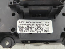 2015-2017 Volkswagen Jetta Climate Control Module Temperature AC/Heater Replacement P/N:5C1819045 5C0820047 Fits 2015 2016 2017 OEM Used Auto Parts