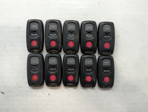 Lot of 10 Mazda Keyless Entry Remote Fob MIXED FCC IDS MIXED PART NUMBERS