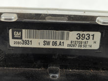 2010 Gmc Terrain Instrument Cluster Speedometer Gauges P/N:20919740 20903931 Fits OEM Used Auto Parts
