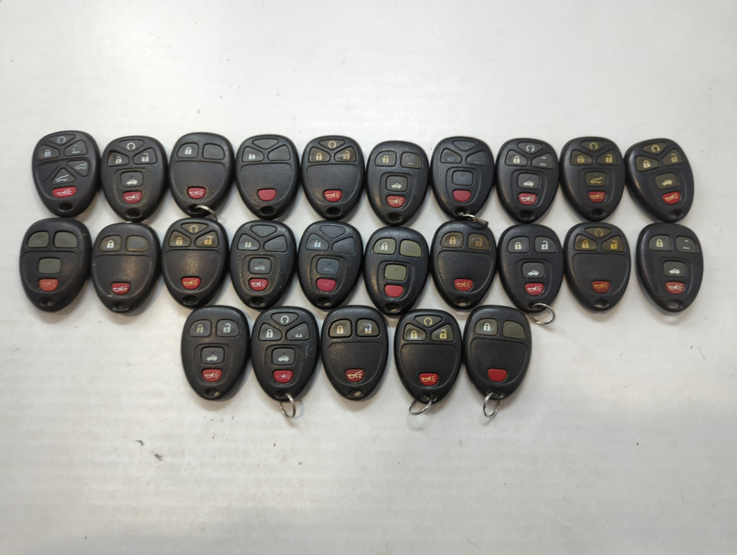 Lot of 25 Chevrolet Keyless Entry Remote Fob OUC60270 | OUC60221