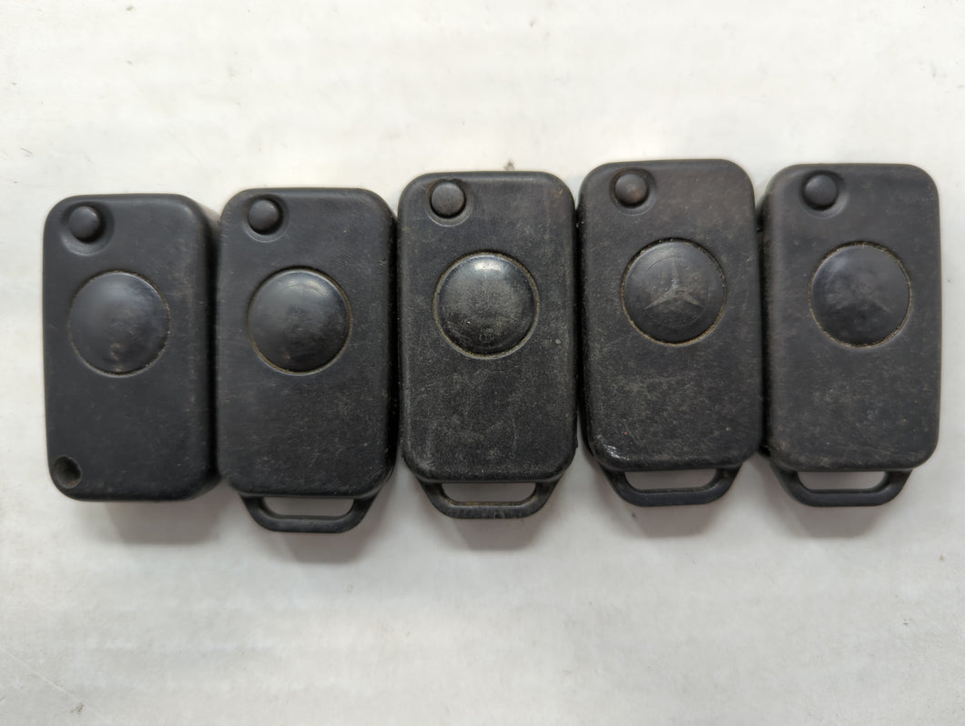 Lot of 5 Mercedes-Benz Keyless Entry Remote Fob MIXED FCC IDS MIXED PART