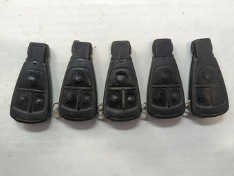 compare product Lot of 5 Mercedes-Benz Keyless Entry Remote Fob MIXED FCC IDS MIXED PART