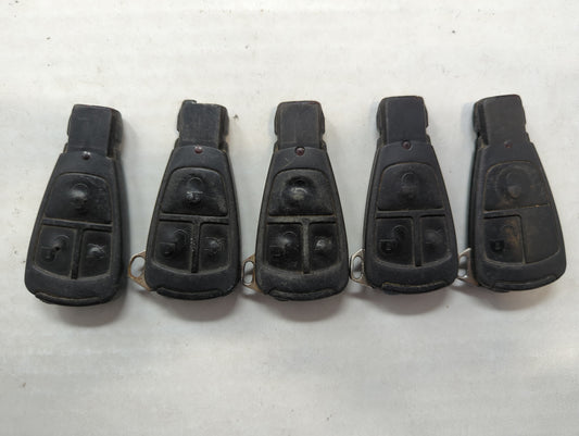 Lot of 5 Mercedes-Benz Keyless Entry Remote Fob MIXED FCC IDS MIXED PART - Oemusedautoparts1.com