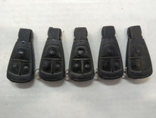 Lot of 5 Mercedes-Benz Keyless Entry Remote Fob MIXED FCC IDS MIXED PART