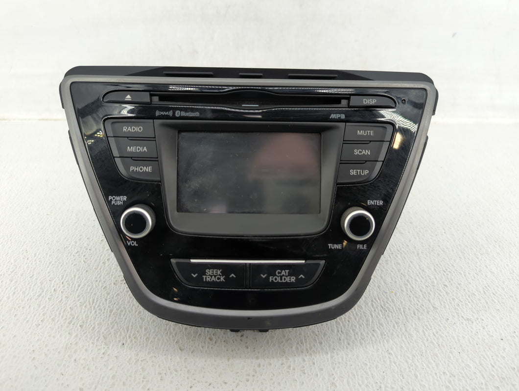 2014-2016 Hyundai Elantra Radio AM FM Cd Player Receiver Replacement P/N:96180-3X165GU Fits 2014 2015 2016 OEM Used Auto Parts