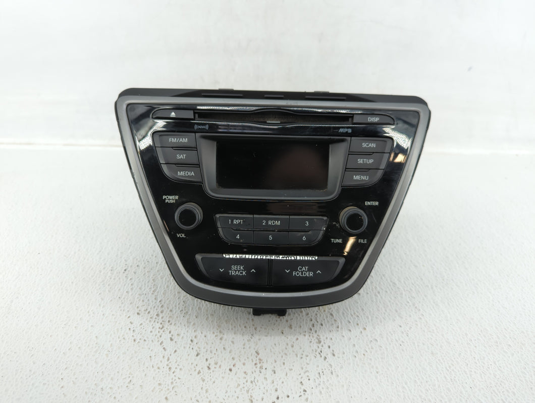 2014-2016 Hyundai Elantra Radio AM FM Cd Player Receiver Replacement P/N:96170-3X156GU Fits 2014 2015 2016 OEM Used Auto Parts