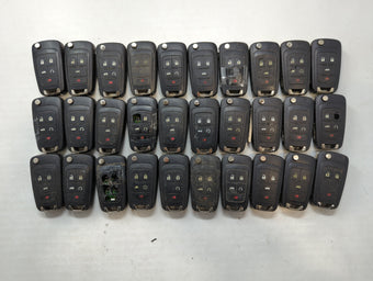 compare product Lot of 30 Chevrolet Keyless Entry Remote Fob MIXED FCC IDS MIXED PART