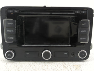2014-2017 Volkswagen Jetta Radio AM FM Cd Player Receiver Replacement P/N:0595-11-6815 Fits 2014 2015 2016 2017 OEM Used Auto Parts