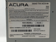 2013-2015 Acura Rdx Radio AM FM Cd Player Receiver Replacement P/N:3954ATX4 A010 Fits 2013 2014 2015 OEM Used Auto Parts