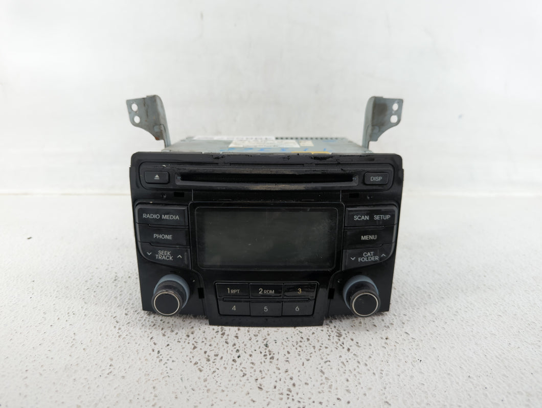 2012-2014 Hyundai Sonata Radio AM FM Cd Player Receiver Replacement P/N:96180-3Q700 Fits 2012 2013 2014 OEM Used Auto Parts