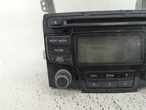 2012-2014 Hyundai Sonata Radio AM FM Cd Player Receiver Replacement P/N:96180-3Q700 Fits 2012 2013 2014 OEM Used Auto Parts