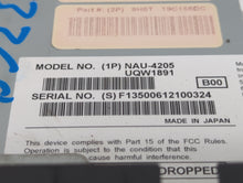 2010 Lincoln Mkz Radio AM FM Cd Player Receiver Replacement P/N:9H6T-19C156-DC 9H6T-19C156-DB Fits OEM Used Auto Parts