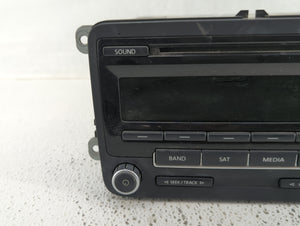 2011-2014 Volkswagen Jetta Radio AM FM Cd Player Receiver Replacement P/N:1K0 035 180 AE 1K0 035 164 F Fits OEM Used Auto Parts