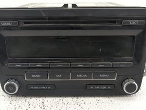 2011-2014 Volkswagen Jetta Radio AM FM Cd Player Receiver Replacement P/N:1K0 035 180 AE 1K0 035 164 F Fits OEM Used Auto Parts