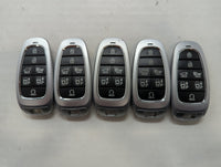 Lot of 5 Hyundai Keyless Entry Remote Fob MIXED FCC IDS MIXED PART - Oemusedautoparts1.com