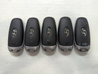 Lot of 5 Hyundai Keyless Entry Remote Fob MIXED FCC IDS MIXED PART - Oemusedautoparts1.com