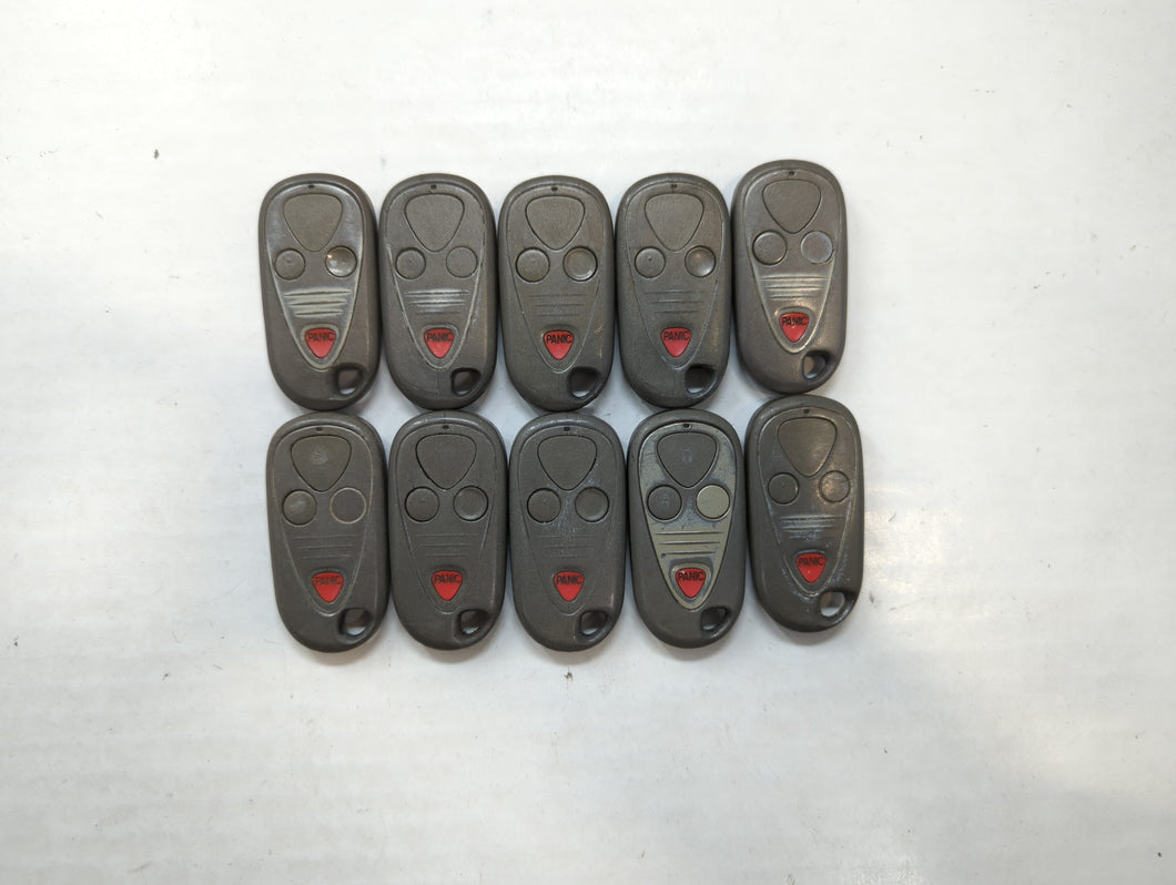 Lot of 10 Acura Keyless Entry Remote Fob MIXED FCC IDS MIXED PART NUMBERS