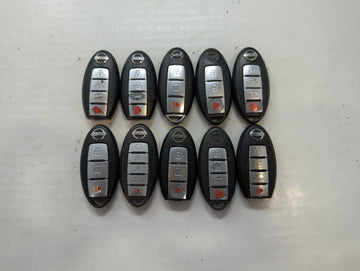 Lot of 10 Nissan Keyless Entry Remote Fob MIXED FCC IDS MIXED PART - Oemusedautoparts1.com