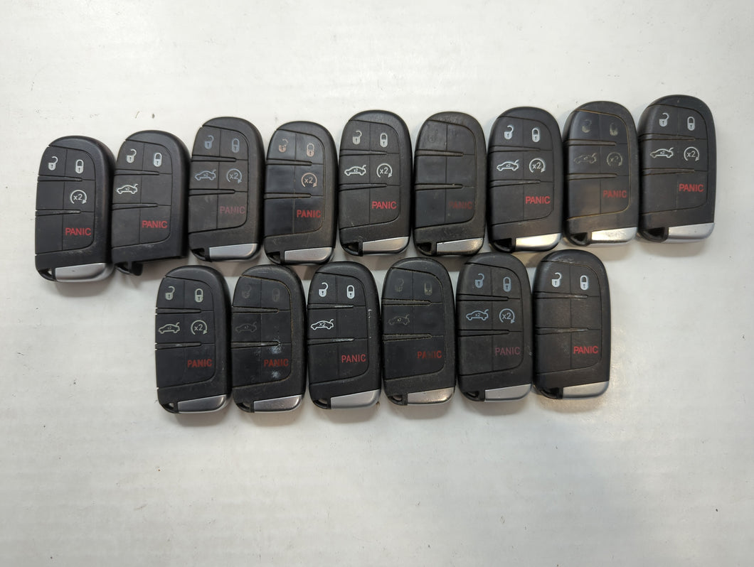 Lot of 15 Aftermarket Dodge/chrysler/jeep/ram Keyless Entry Remote Fob