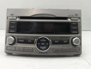 2010-2012 Subaru Legacy Radio AM FM Cd Player Receiver Replacement P/N:86201J64A Fits 2010 2011 2012 OEM Used Auto Parts