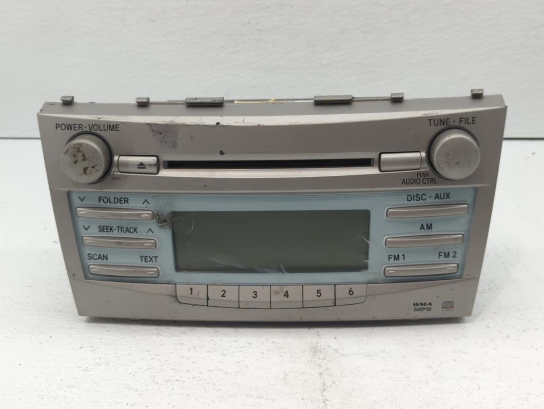 2007-2009 Toyota Camry Radio AM FM Cd Player Receiver Replacement P/N:86120-06182 Fits 2007 2008 2009 OEM Used Auto Parts