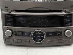 2010-2012 Subaru Legacy Radio AM FM Cd Player Receiver Replacement P/N:86201AJ6A Fits 2010 2011 2012 OEM Used Auto Parts