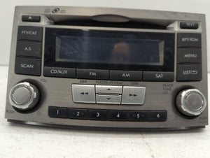 2012-2014 Subaru Legacy Radio AM FM Cd Player Receiver Replacement P/N:86201AJ61A Fits 2012 2013 2014 OEM Used Auto Parts