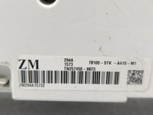 2010 Rdx Acura Instrument Cluster Speedometer Gauges P/N:78100-STK-A410-M1 Fits 2011 OEM Used Auto Parts