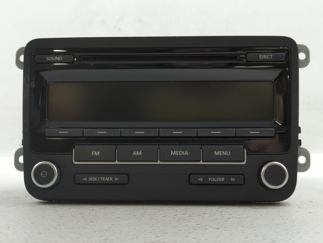 2011-2014 Volkswagen Jetta Radio AM FM Cd Player Receiver Replacement P/N:1K0 035 164 D 1K0 035 164 F Fits OEM Used Auto Parts